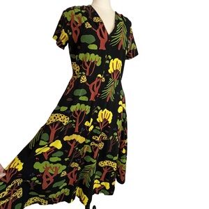 Nooworks Forager print A line X Large forest mushroom novelty